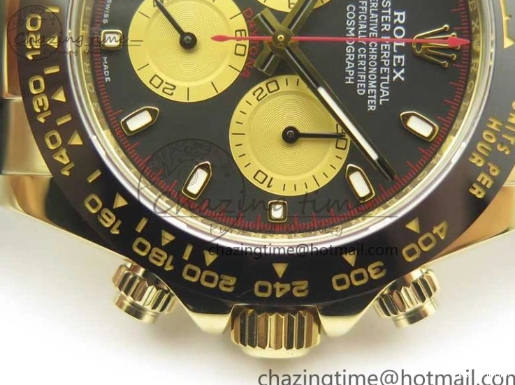 0407 Daytona 116518 LN Paul Newman ARF 1:1 Best Edition Black Dial on Oysterflex Strap A4130 Super Clone Chic 3356